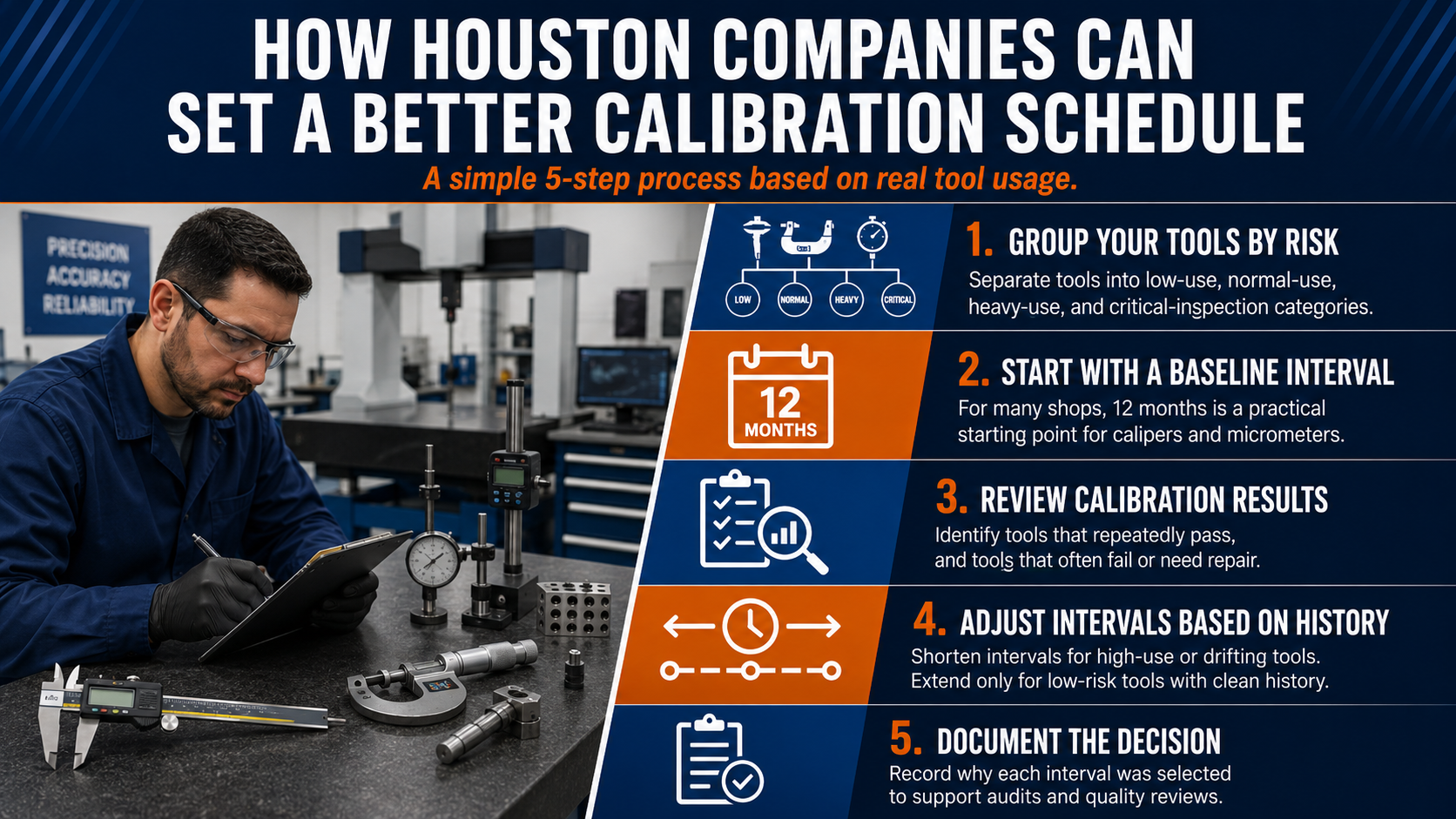 Set a better calibration schedule