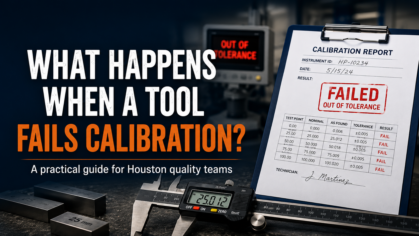 Failed Calibration